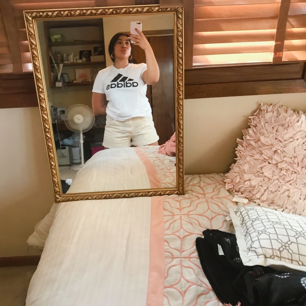 Adidas white t-shirt